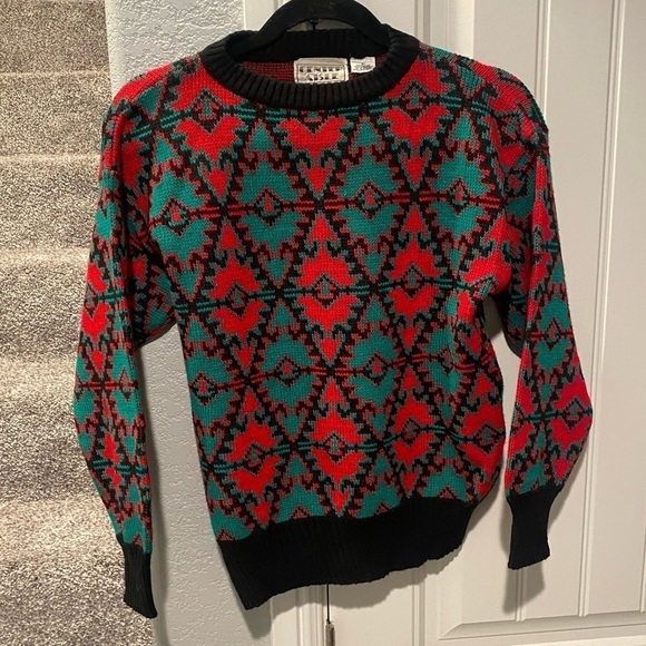 Vintage holiday ugly Christmas sweater - Picture 2 of 7